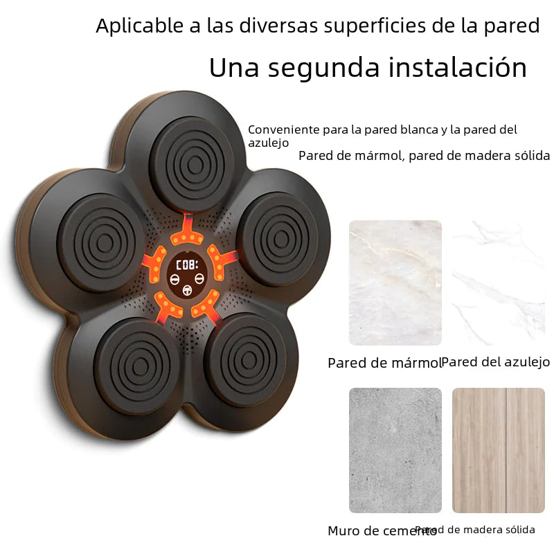 Smart Music Boxing Trainer for Home Use (Wall-Mounted)